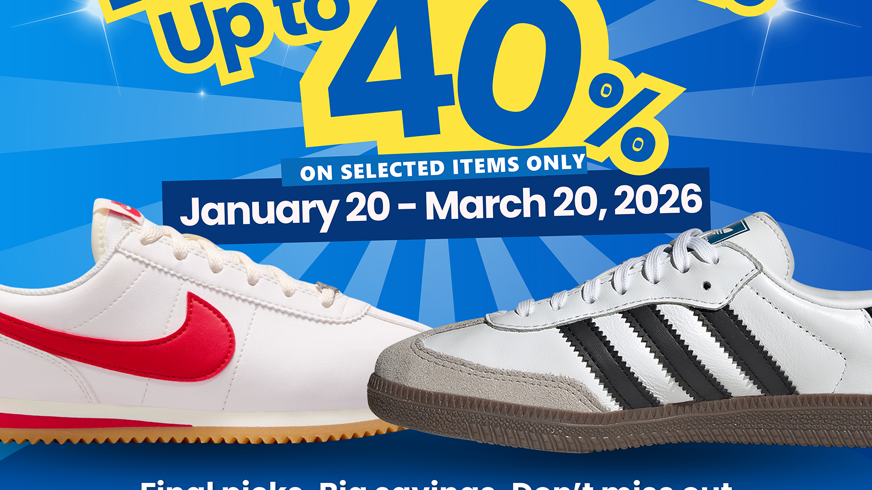 End of Season Sale!