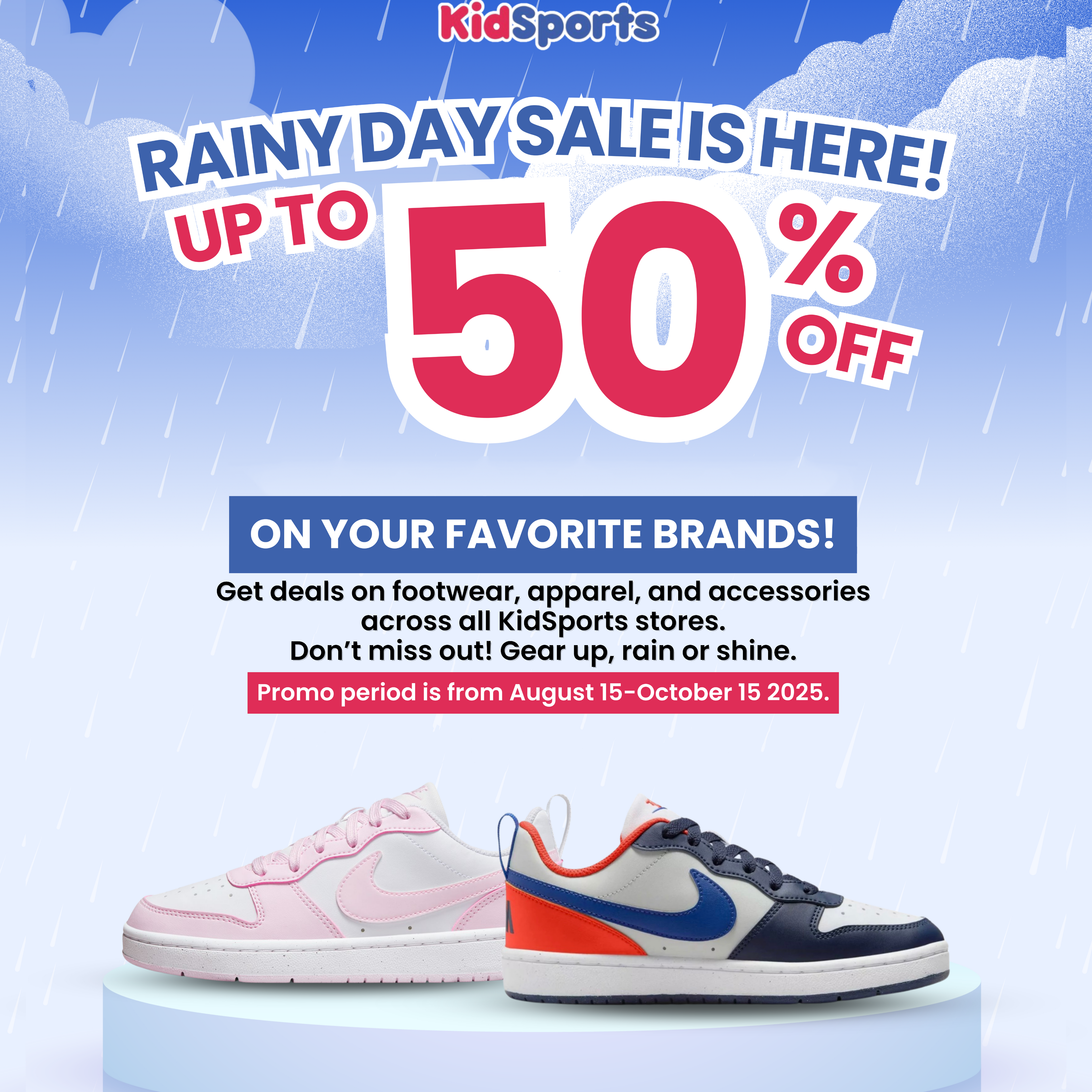 Rainy Day Sale