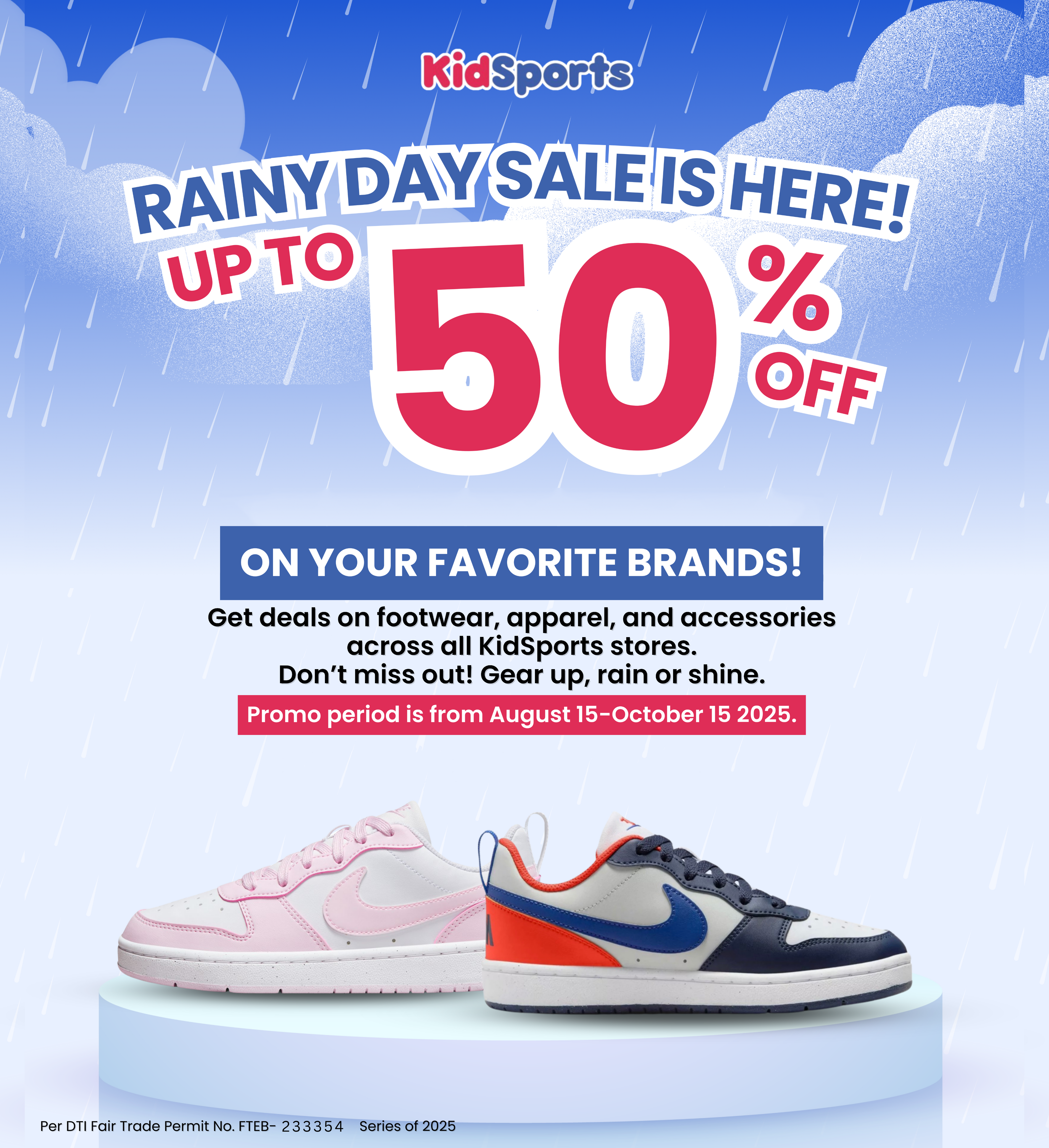 Rainy Day Sale