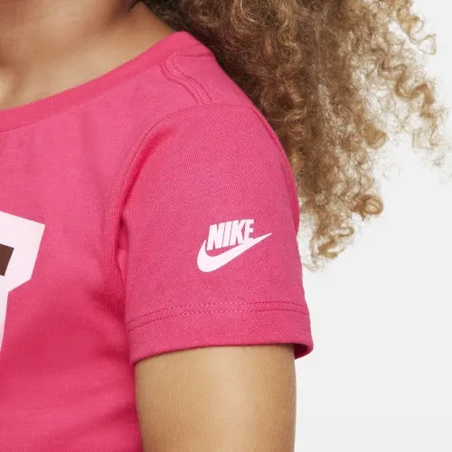 NIKE KIDS NYA RELAXED TEE & SCRUNCHIE-26L377-A0I