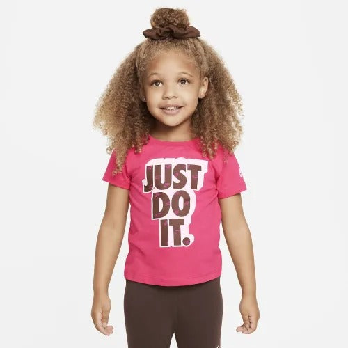 NIKE KIDS NYA RELAXED TEE & SCRUNCHIE-26L377-A0I