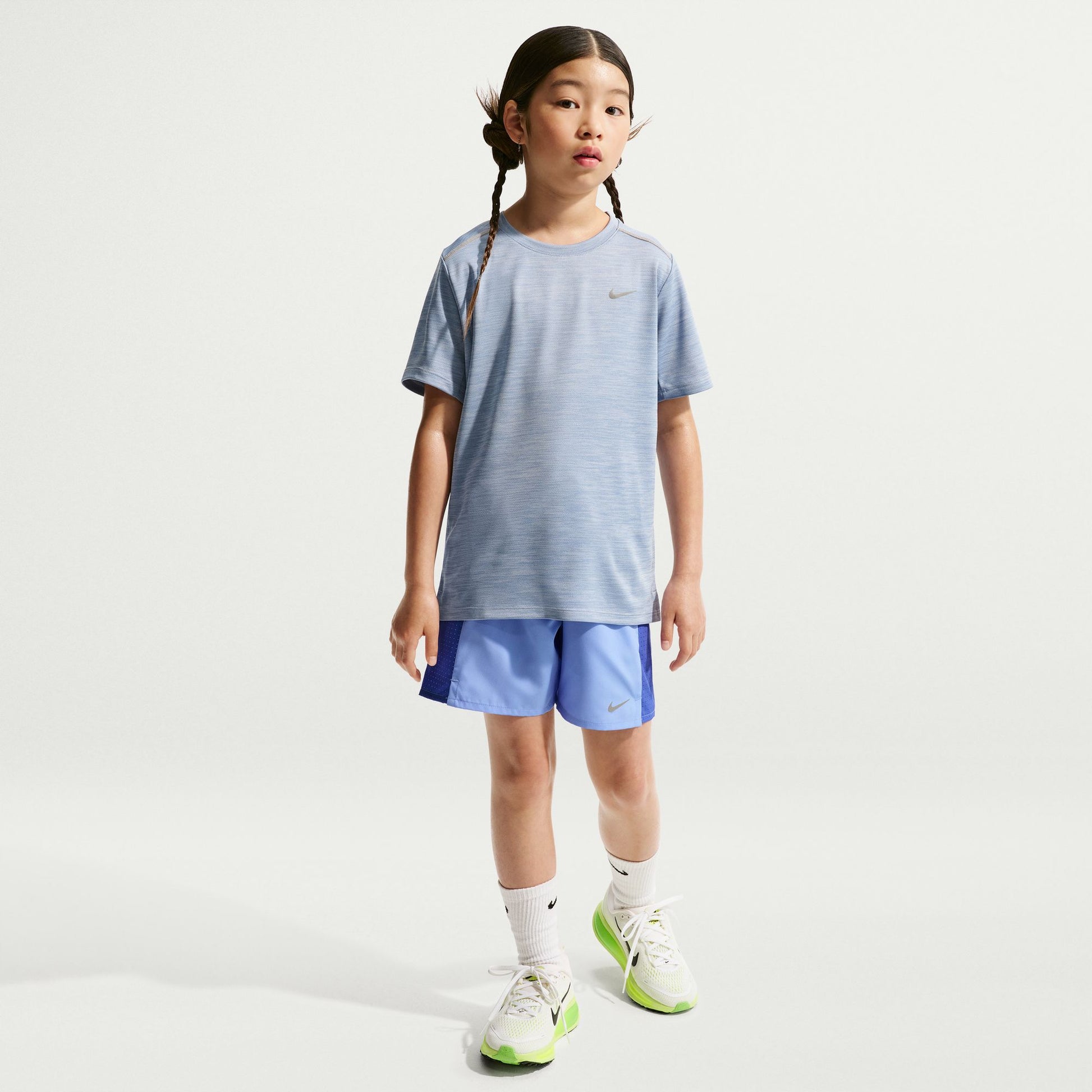 NIKE KIDS DRI-FIT MILER SHORTs-IF2428-494