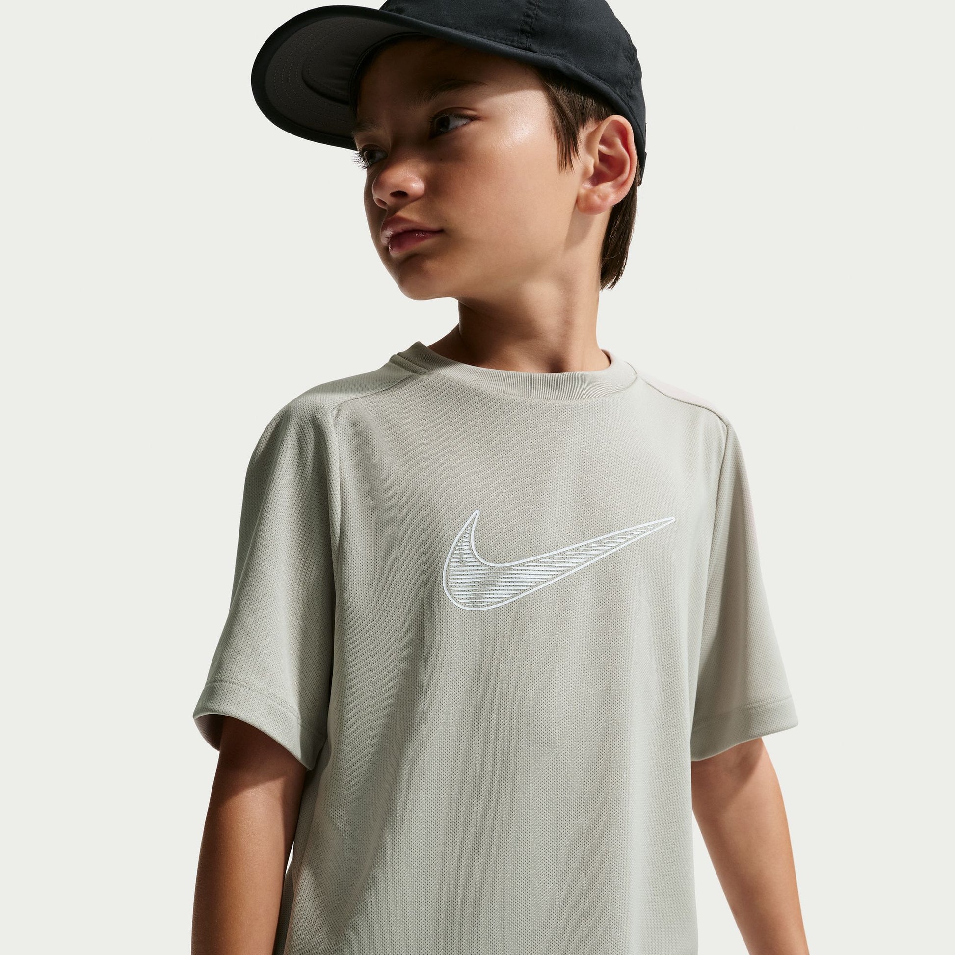 NIKE KIDS BOYS DRI-FIT MULTI SHORTSLEEVE TOP HBR-IF2430-304