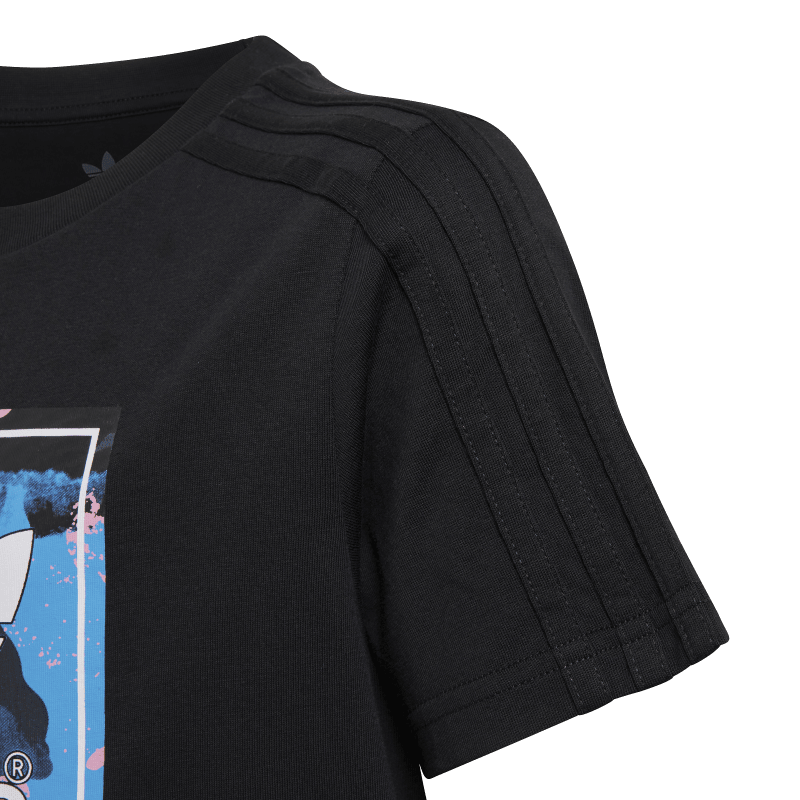 ADIDAS KIDS TEE BLACK-HK0280