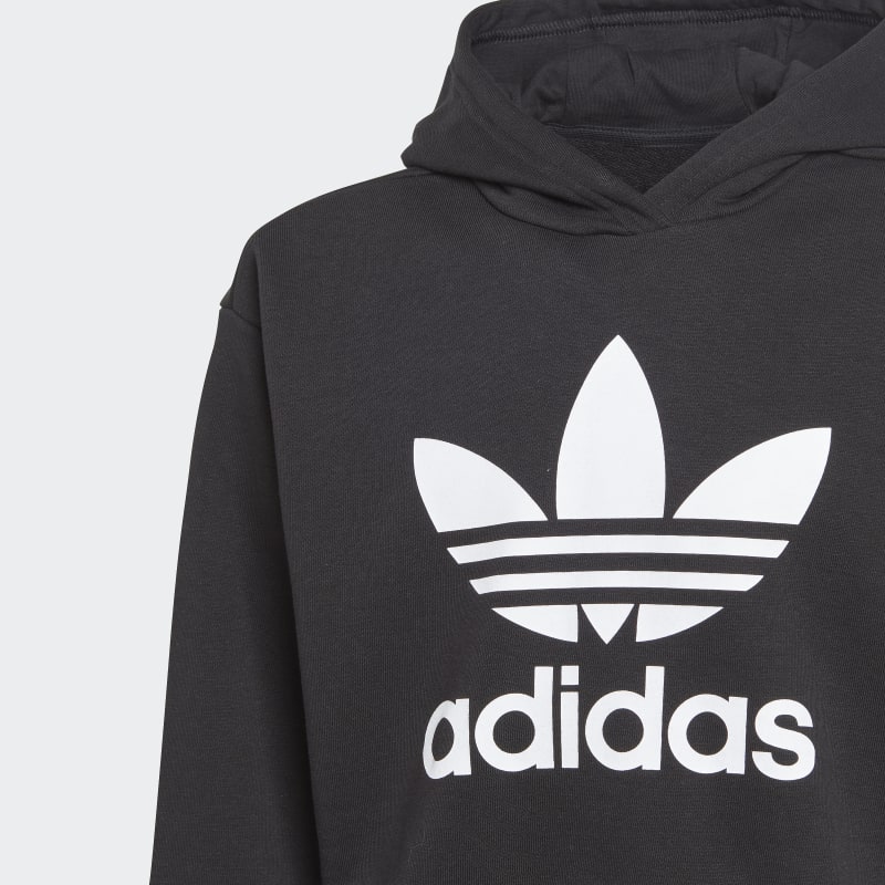 ADIDAS KIDS CROPPED HOODIE-IJ9719