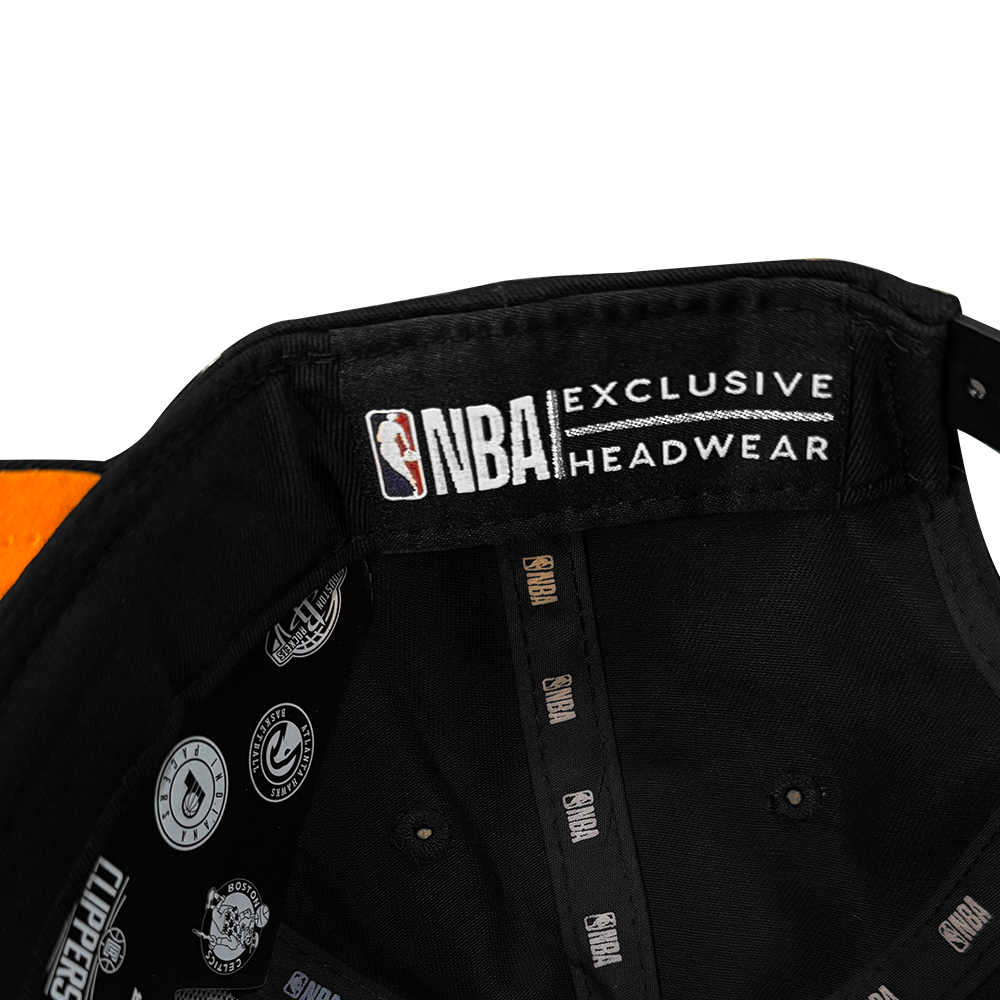 NBA KIDS BOUNCE PARTY 5 PANEL CURVED CAP - BLACK2, LOS ANGELES LAKERS