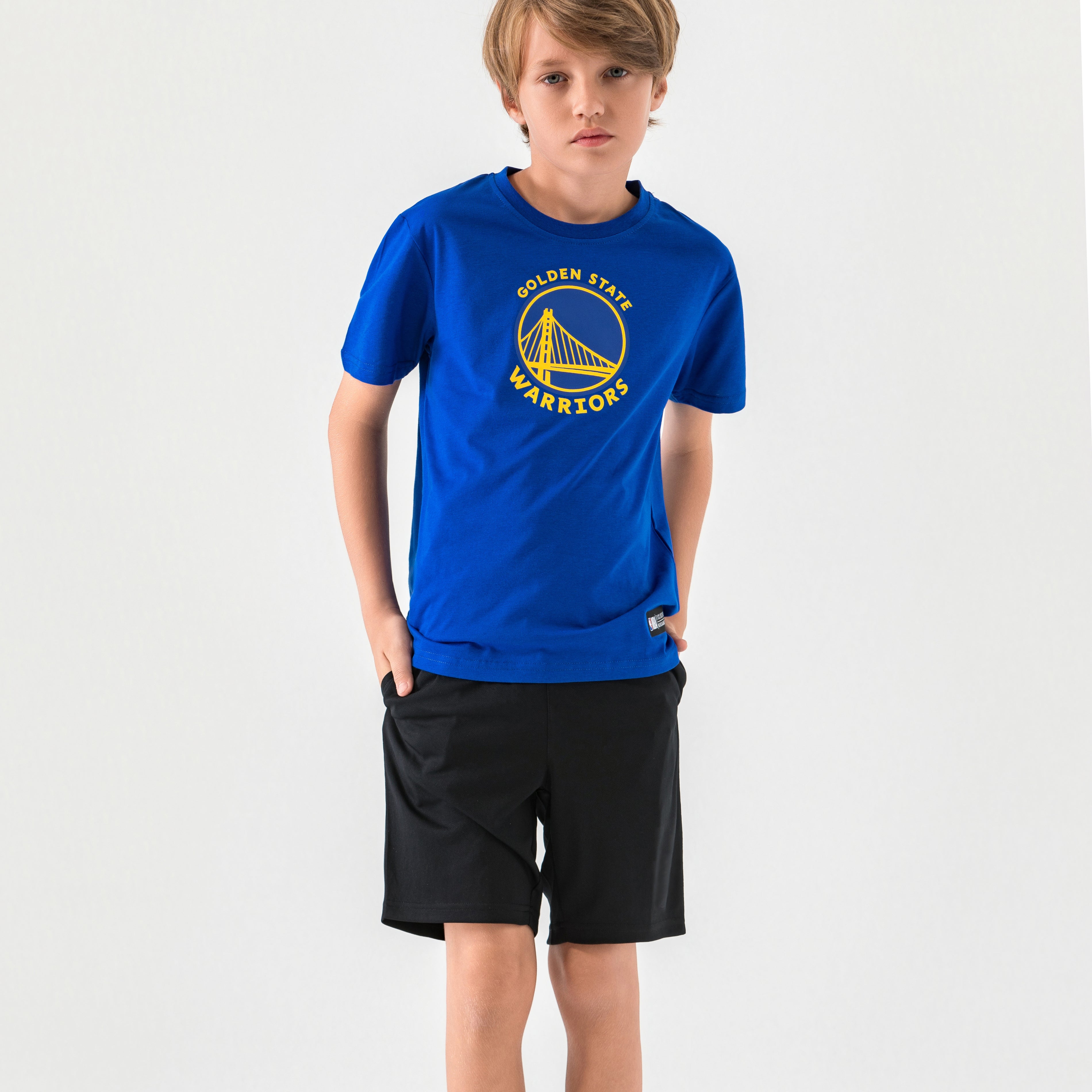 NBA KIDS GSW LOGO TS