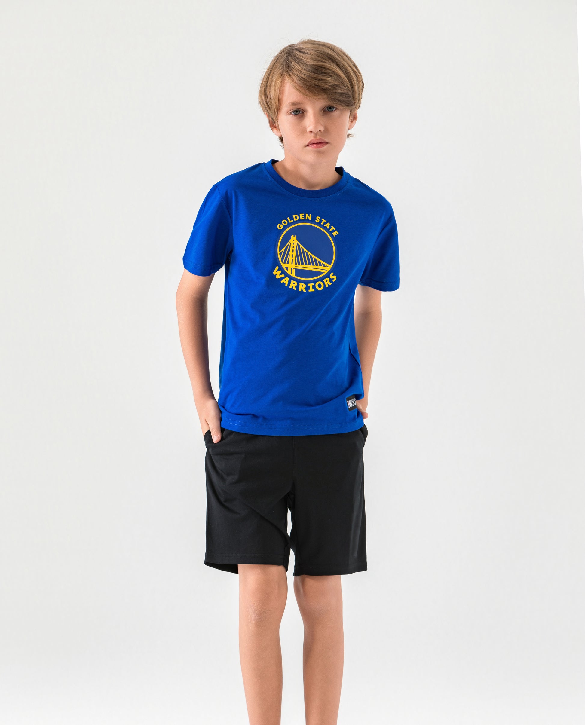 NBA KIDS GSW LOGO TS