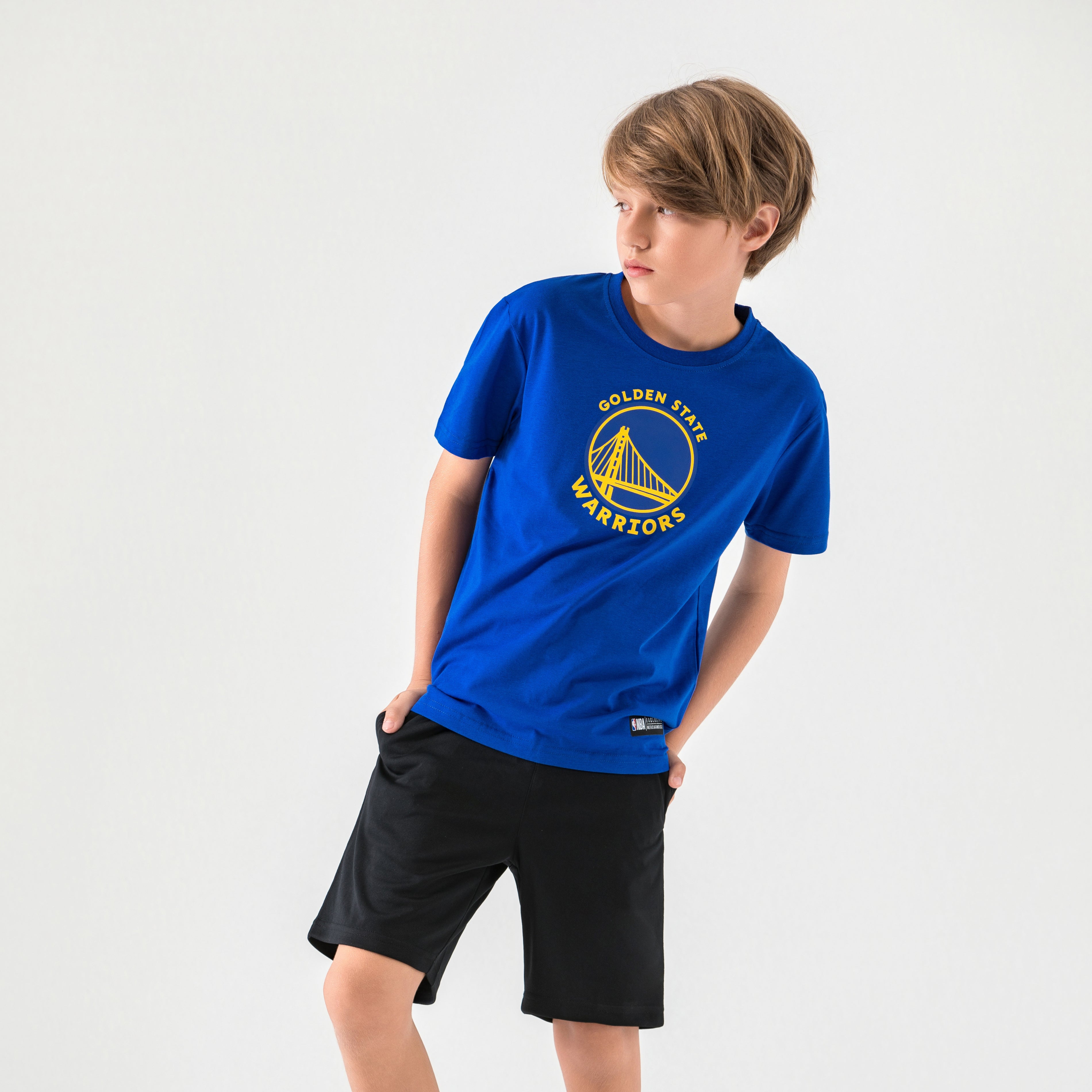 NBA KIDS GSW LOGO TS