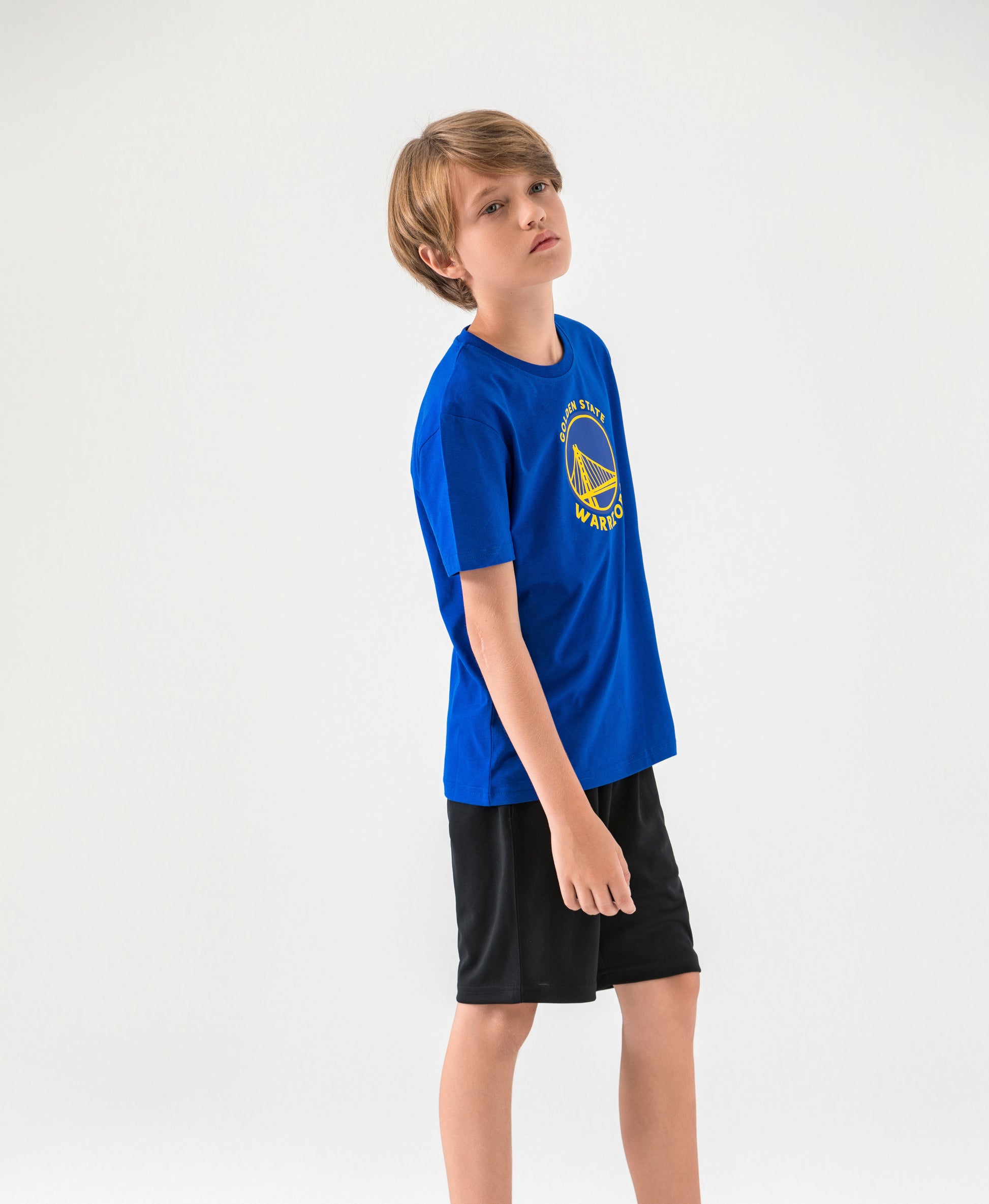 NBA KIDS GSW LOGO TS