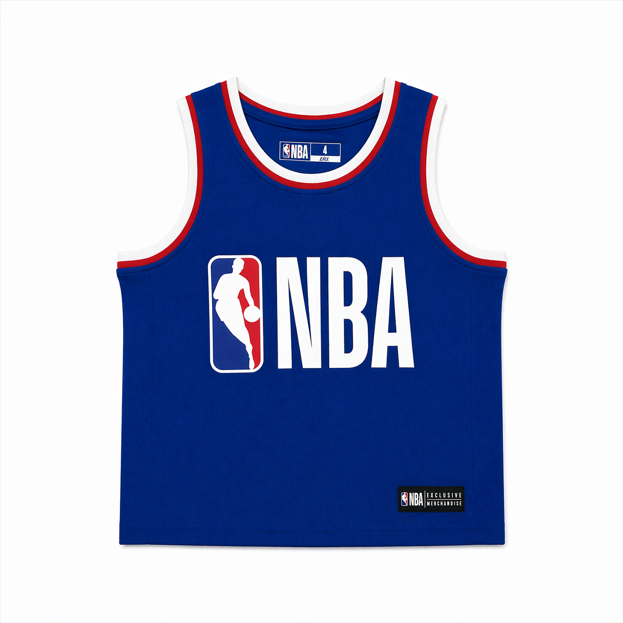 NBA KIDS PRIMARY LOGO TANK TOPS-NBATT320405-BLUE