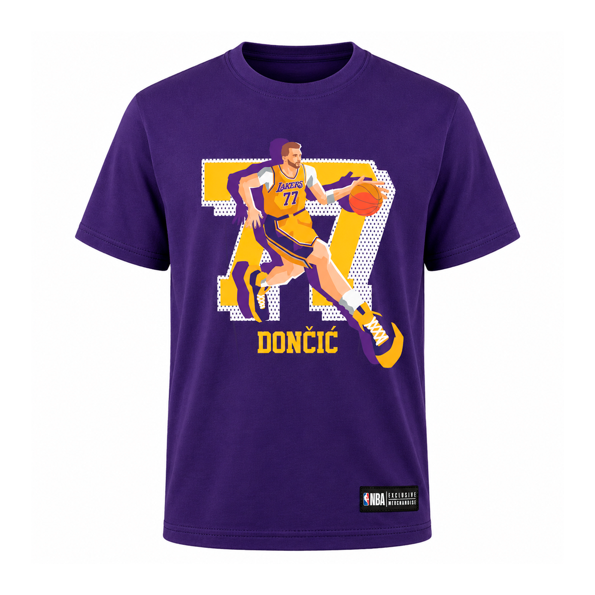 NBA Kids LA Lakers Doncic Tee Purple