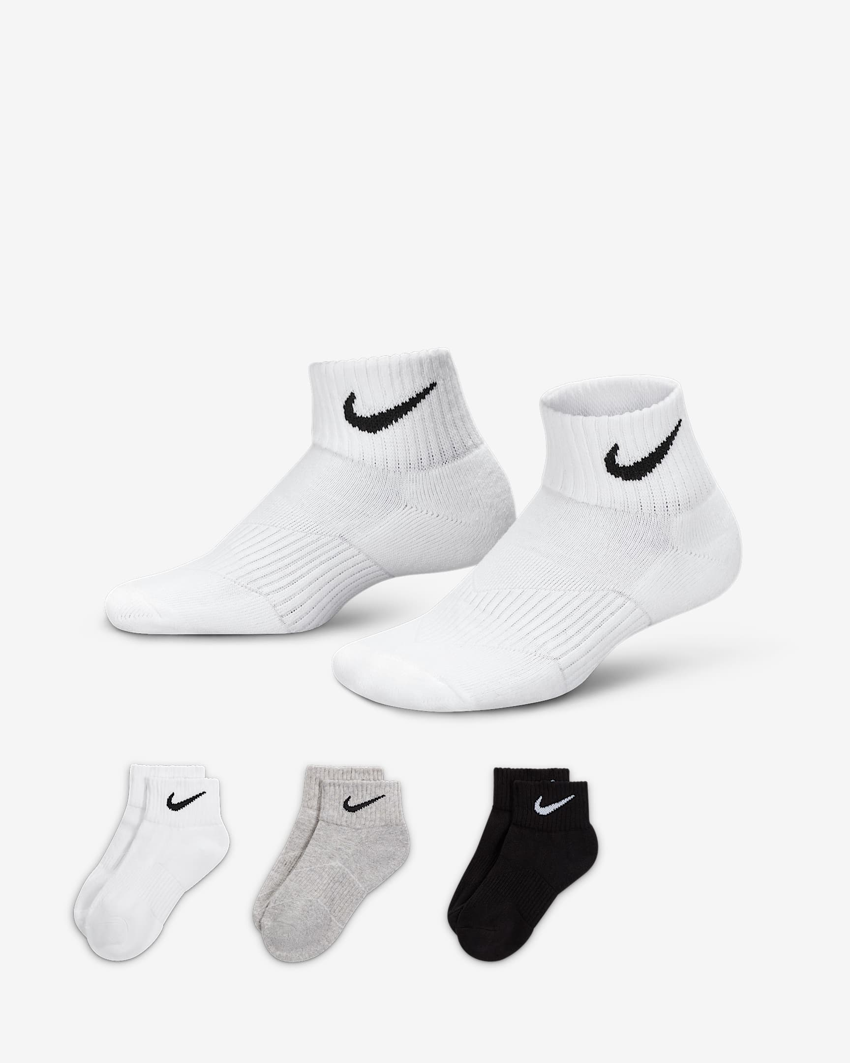 NIKE KIDS PERFORMANCE ANKLE SOCKS-SX4722-967