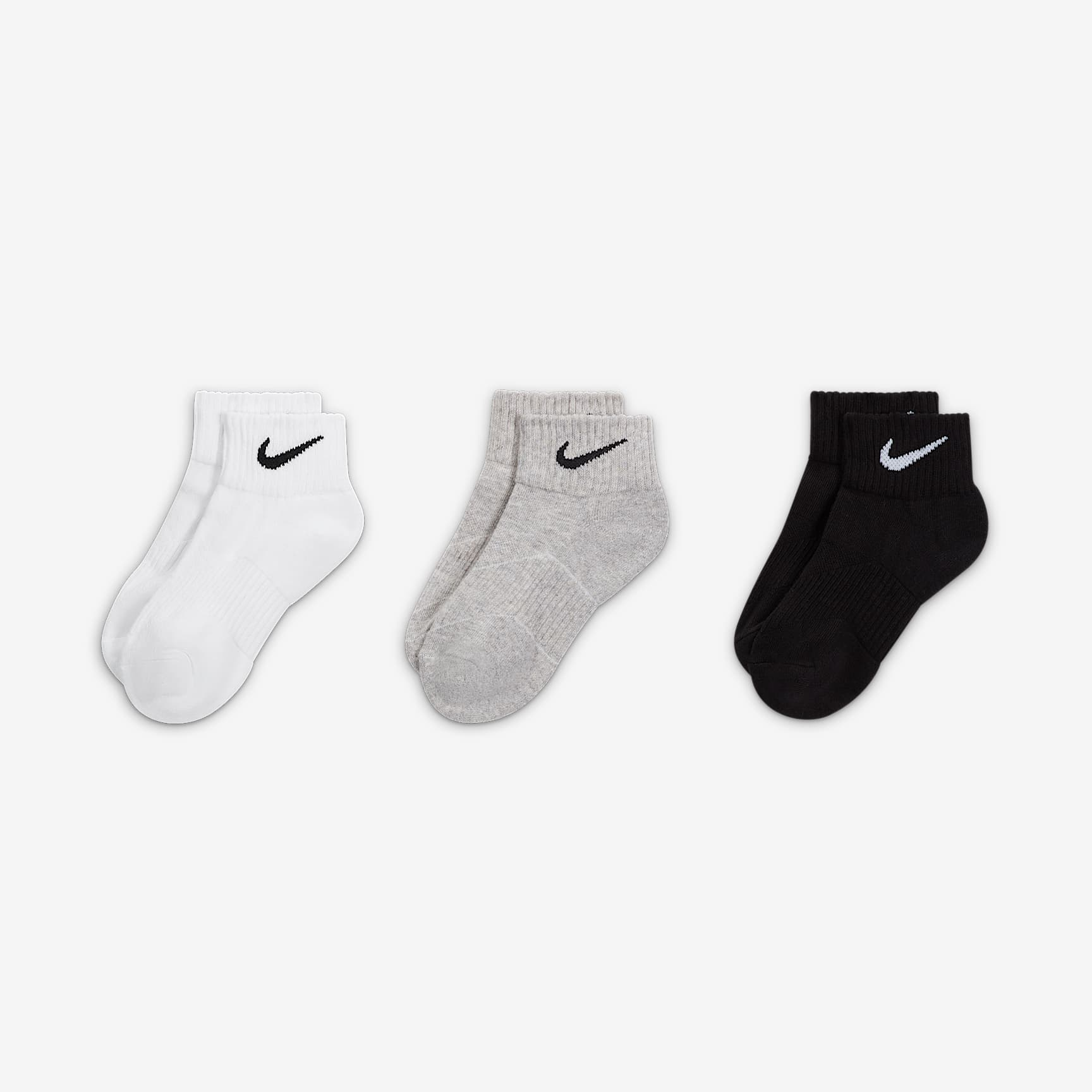 NIKE KIDS PERFORMANCE ANKLE SOCKS-SX4722-967